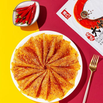 源氏 老式大辣片 网红怀旧解馋零食小吃儿时豆皮辣条148g /休闲食品 /豆干/素食零食 /豆制品 商品图1