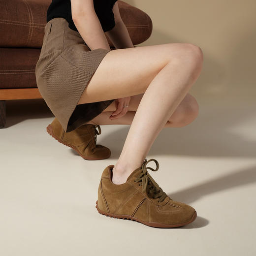 Westory2025年秋季德迅鞋慢跑鞋内增高休闲细带运动鞋W25CM76541 商品图5