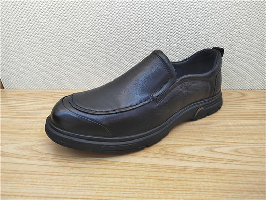 豪行12352805真皮牛皮商务休闲男鞋单鞋皮鞋 商品图0