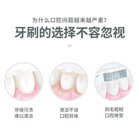 冷酸灵炭旋护敏软毛成人牙刷减菌护龈 便携2支装颜色随机【吴磊推荐】 /个人护理 /口腔护理 /牙刷