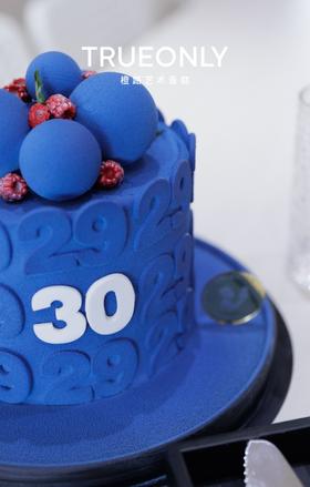 橙路蛋糕 | 磨砂蓝，致时光深处的回响