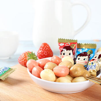 不二家 香醇牛奶糖 500克(约145颗) 婚庆喜糖 儿童糖果 休闲零食 礼物 /休闲食品 /糖果 /奶糖 商品图4