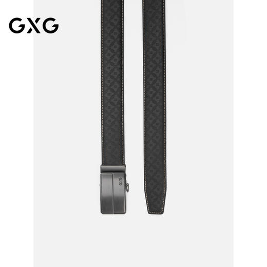 GXG皮带男士自动扣腰带热卖正品男式头层牛皮商务裤带 商品图1