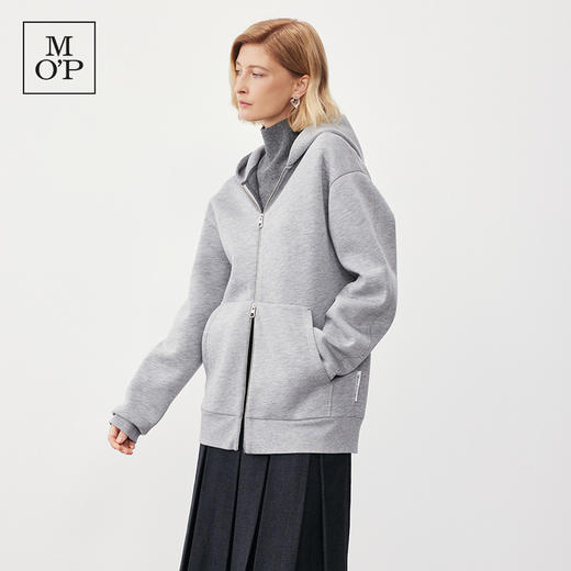 Marc O'Polo/MOP冬季新款高级时尚简约宽松连帽卫衣开衫女士外套 商品图1