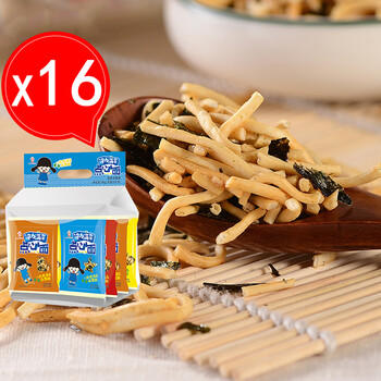 波力海苔点心面干脆面脆脆捏碎面160g(16小包)怀旧儿童年货零食大礼包 /休闲食品 /膨化食品 /干脆面 商品图1