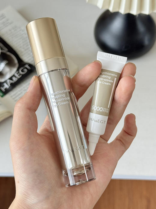 【玻麦妍·麦角硫因琉光紧致眼霜】5000+PPM黄金线雕眼霜 撑眼皮 提眼角 暗纹垮通杀 商品图2