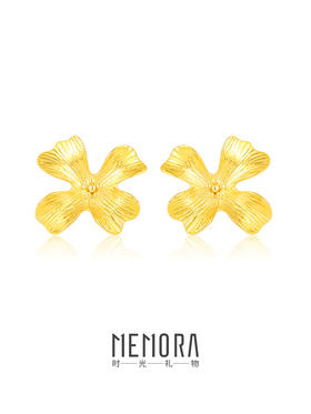 【任选3件599元】人间馥桂花耳饰 S925银耳环时尚ins风花朵耳钉MEMORA诗普琳YEE02001（线上专供）