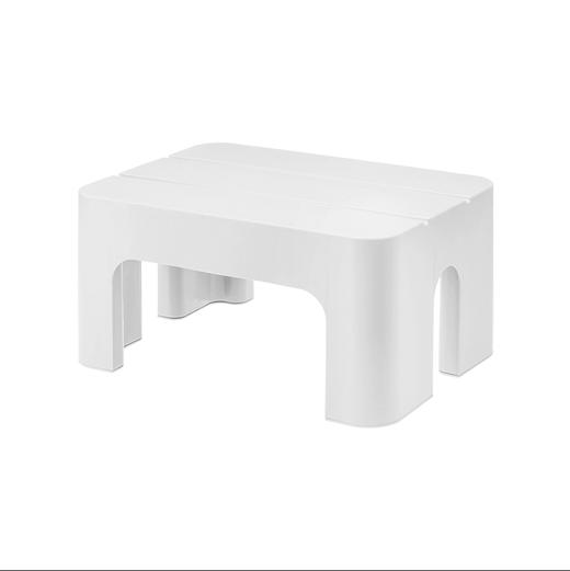 霜山日本进口防滑凳子家用脚踏凳小板凳承重100kg塑料换鞋凳 商品图1