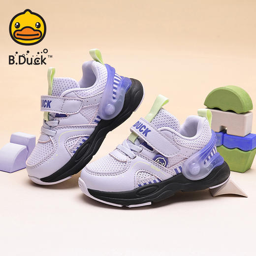 B.Duck小黄鸭童鞋春秋轻便休闲常规运动24-28 B3686848 商品图8
