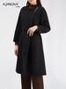 【商城同款】阿菁娜流畅活页领长款山羊绒大衣F30D211021 商品缩略图2