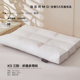 10楼宝缦 三防·折叠多用枕 48*74cm 吊牌价480元 活动价229/只