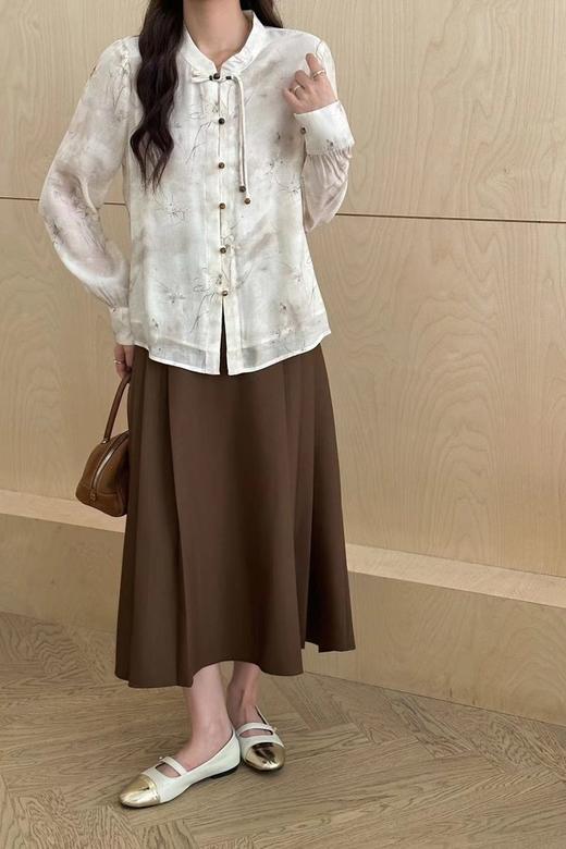 Le Malene 新中式晕染复古上衣衬衫 20938 商品图3