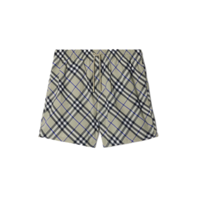BURBERRY 巴宝莉 男士格纹抽绳泳裤 格子 8087336 B9629