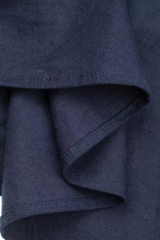 现货现发【棉麻七分袖上衣】百分百亚麻面料，酵素染色工艺，德隆的棉麻面料，自然工艺，天然纯净，超长落肩设计，袖子微喇开叉花瓣袖，遮手臂肉，手臂肉肉多一定要入手 商品图8