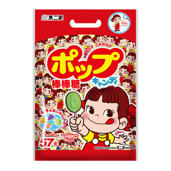 不二家 混合水果味棒棒糖 356g(57支) 儿童糖果 休闲零食 水果糖 喜糖 /休闲食品 /糖果 /棒棒糖 商品图1