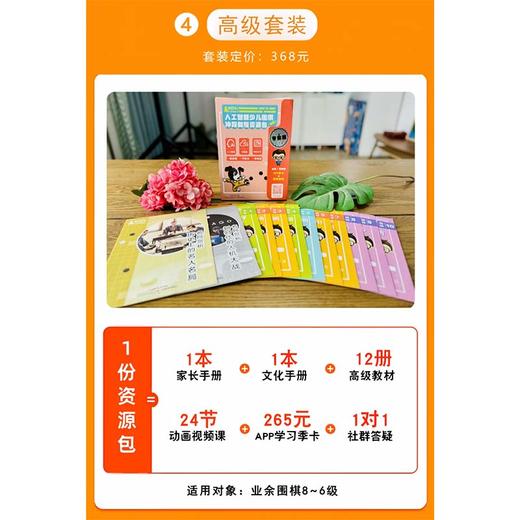 【全运特惠链接】人工智能少儿围棋 亲子版入门级/初级/中级/高级/校园版入门级 爱思通围棋AI教练围棋视频课逻辑思维训练 商品图5