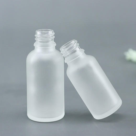 磨砂避光调配瓶+大孔瓶盖 精油玻璃滴瓶 已清洗消毒 商品图0