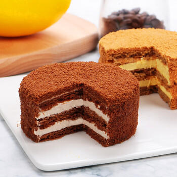 俄麦诺提拉米苏蛋糕 可可味320g 俄罗斯风味 休闲零食 西点 饼干蛋糕 /休闲食品 /西式糕点 /其他西式糕点 商品图5