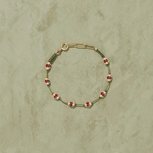 订购8周到｜Tityaravy-PEONY-石榴石 手链［法国设计师］ 商品图0