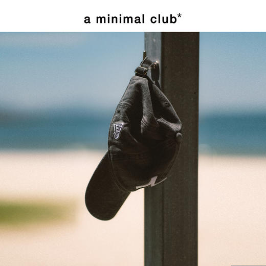 a minimal club丹宁水洗做旧情侣vintage贴布绣棒球帽AM55HT13 商品图2