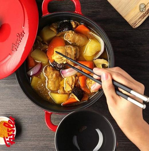 【云粉节】[一口价】10楼菲仕乐    24cm食色系列红色铸铁锅      吊牌价 2380 元   活动价399 元/个 商品图4