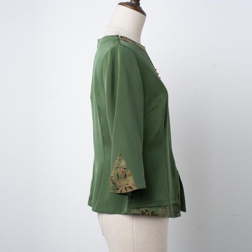 吉祥衣家新中式国风春夏新款高端气质显瘦修身女装夜阑风静套装 商品图3