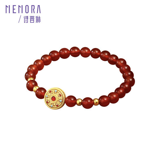 足金八宝罗盘转运珠 黄金转运珠MEMORA诗普琳HP877301 商品图14