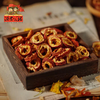 沂蒙公社山楂干泡茶山楂片500g/袋 无核无添加剂果茶干新鲜干制山楂 /休闲食品 /蜜饯果干 /山楂制品 商品图3