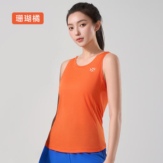 有为者/男女款训练跑步背心呼吸方格轻量速干排汗男女款透气轻薄跑步背心 商品图12