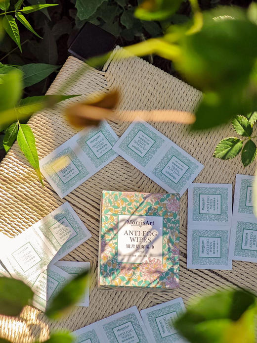 MorrisArt镜片防雾湿巾 电脑手机眼镜颜值党必囤  除尘杀菌 擦完速干不留痕 独立包装 商品图4