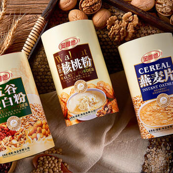 金惟他健康大礼年货礼盒中老年核桃粉老年人营养食品送长辈生日春节送礼 /水饮冲调 /冲饮谷物 /冲饮谷物礼包/礼盒 商品图5