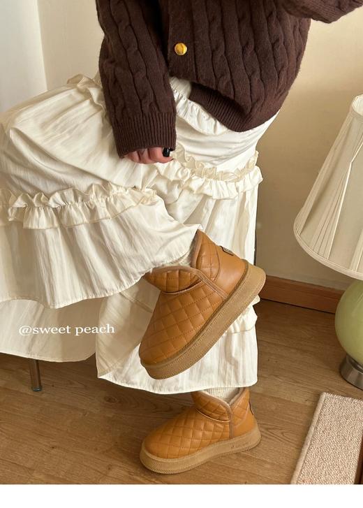 【YW】无忧购厚绒雪地鞋女2025冬季学生新款百搭保暖短靴加绒韩版女鞋1907（截单后3-5天发货） 商品图13