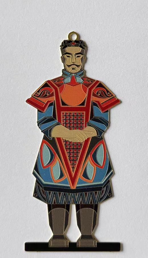 彩绘将军俑金属书签 商品图0