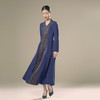 吉祥衣家新中式国风高定真丝裙子气质显瘦修身女装青山如沐连衣裙 商品缩略图2