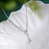 子佩集S925银【荷风纳吉】套链【TL015848】纯银绿玉髓水滴莲花项链2507 商品缩略图5