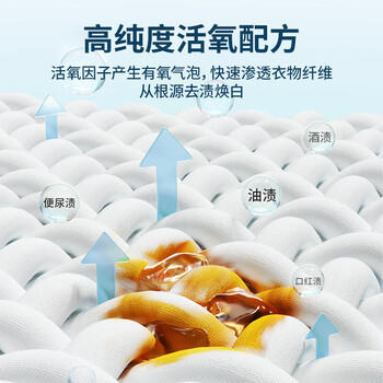 巨奇严选 漂白粉2.2斤白色衣服去污去黄增白冷水爆炸盐白衣服洗白神器 /家庭清洁/纸品 /衣物清洁 /漂白/彩漂 商品图7