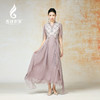吉祥衣家新中式国风高定真丝气质显瘦修身女装盈盈一水间连衣裙 商品缩略图0