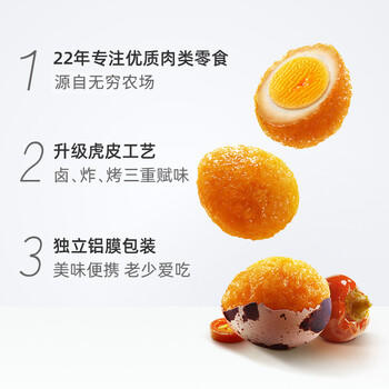 无穷鹌鹑蛋即食大礼包零食卤蛋小吃熟食鹌鹑蛋250g/40只蜂蜜味礼盒装 /休闲食品 /蛋类制品 /鹌鹑蛋类 商品图1