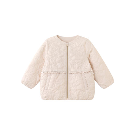 【商场同款】英氏女童棉服外套秋冬新款夹棉保暖宝宝洋气儿童上衣 商品图4