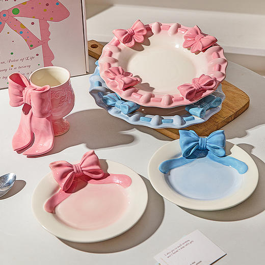 摩登主妇漂亮的盘子家用餐盘高级感餐具搬家乔迁礼物brunch甜品盘 商品图0