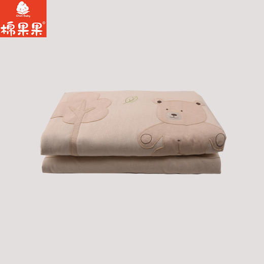 棉果果秋季新品天然新疆彩棉新生儿男童女童被子（120*150cm）M405551700056 商品图0