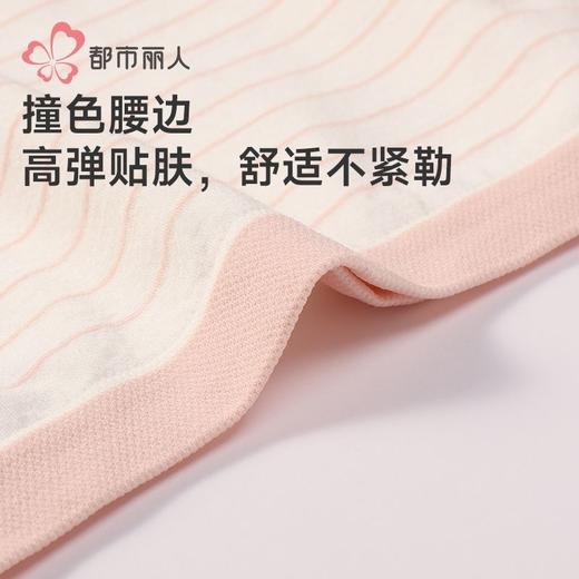 都市丽人女士内裤人棉内裤女士平角内裤女内裤一体美臀内裤LKH5U2 商品图4