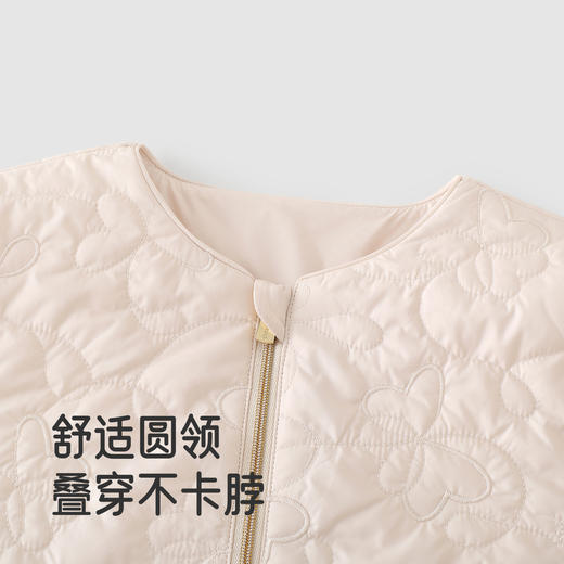【商场同款】英氏女童棉服外套秋冬新款夹棉保暖宝宝洋气儿童上衣 商品图2