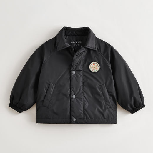 【无氟防泼水】马克珍妮男童复古有型教练夹克2025年秋装新款551356 商品图3