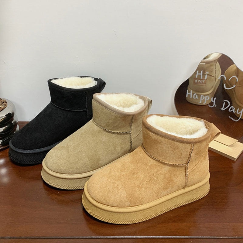 【YW】无忧购冬季加厚保暖雪地棉外穿百搭加绒雪地靴1901（截单后3-5天发货）