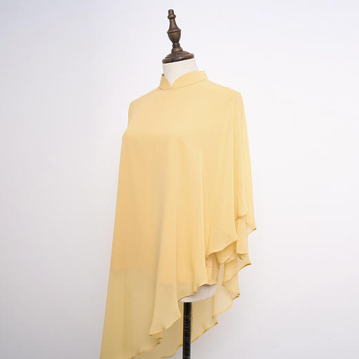 吉祥衣家新中式国风蚕桑丝休闲宽松舒适透气女装金盏琉璃上衣 商品图2