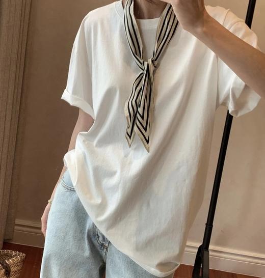 男女同款！老渠道   TR宽松版T恤  三色入  进口真丝棉 商品图1