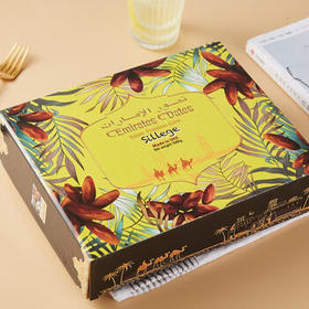 酋长 椰枣（萨兰芝）1kg/盒  阿联酋进口  蜜饯果干 自然晒干 /休闲食品 /蜜饯果干 /枣