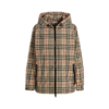 【二】BURBERRY 巴宝莉 女士棉质经典格纹连帽外套 格子 8059490 A7028 商品缩略图0