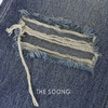 THESOONG|"时髦刚需"复古垂坠感水洗猫须破洞中腰牛仔裤HBNZ7277 商品缩略图7